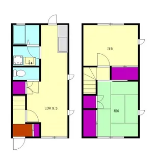 神奈川県小田原市堀之内【一戸建】の間取り