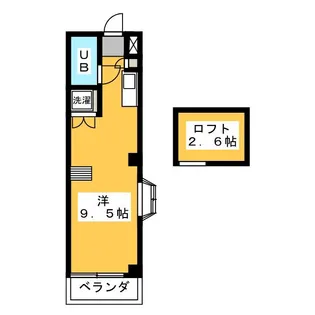ホワイトシャイン【3階】の間取り
