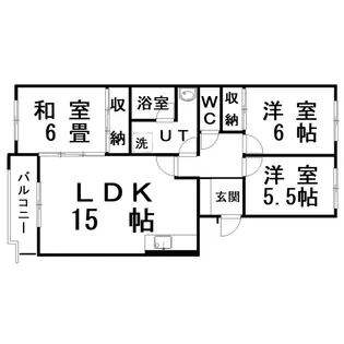 パシフィックマンションりんこう【2階】の間取り