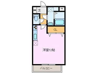 フラワーヒルズ【2階】の間取り