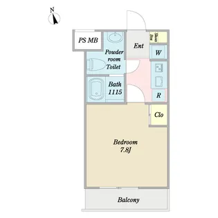 シエルクレール【1階】の間取り