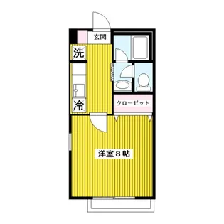 モンフレール西台【1階】の間取り