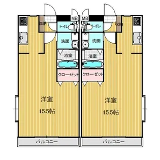 ペティート【2階】の間取り