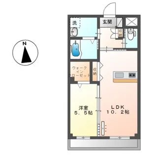レクサス ヴィラ【2階】の間取り
