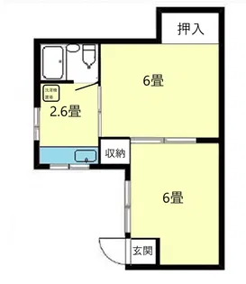 アクトハイツ西新宿 B棟【1階】の間取り