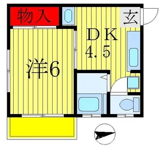 コーポメグミ【2階】の間取り