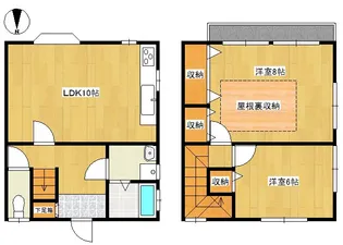 岡山県岡山市南区藤田【一戸建】の間取り