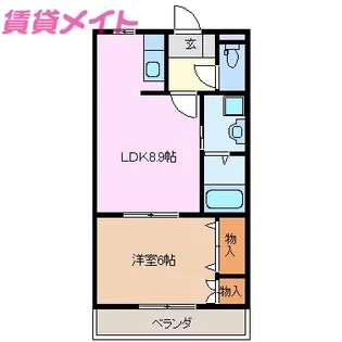 プレシャス【2階】の間取り