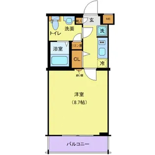 ヴァレッシア曳舟アンベリール【4階】の間取り