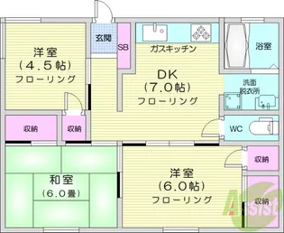 コープ針生B【2階】の間取り