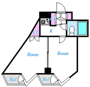 東京都八王子市高倉町【マンション】の間取り