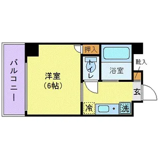 墨東ハイム【9階】の間取り