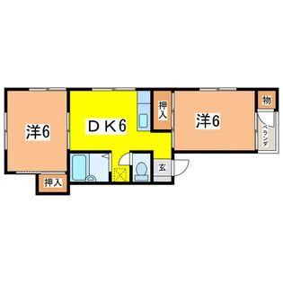 チャームハウス【2階】の間取り