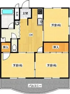 メゾン菊寿台【2階】の間取り