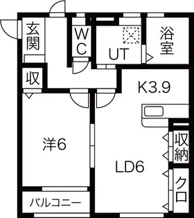 フォー シーズンズ【1階】の間取り
