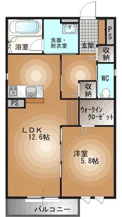 栃木県宇都宮市一番町【マンション】の間取り