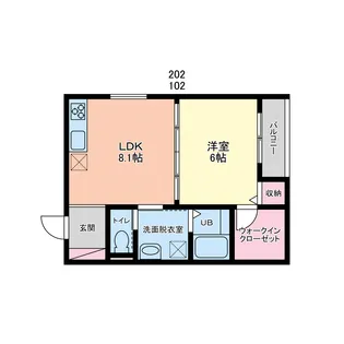 Major出水【1階】の間取り