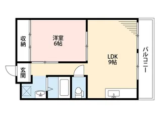 西田辺Premiere【3階】の間取り