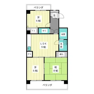 愛知県名古屋市名東区高社2【マンション】の間取り
