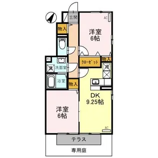 グラン・エスポワール【1階】の間取り