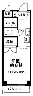 恵マンション【1階】の間取り