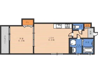 ラモーナ照ヶ丘II【2階】の間取り