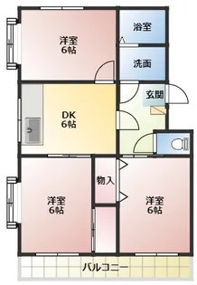 メゾン・オーガスト【3階】の間取り