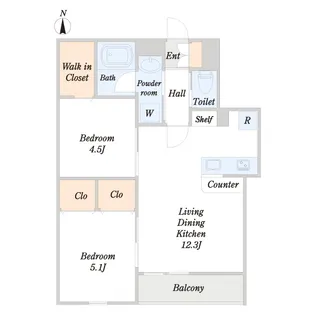 東京都荒川区東日暮里6【アパート】の間取り