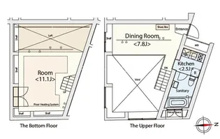 カスタリア恵比寿の間取り