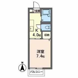 SFフォード【2階】の間取り