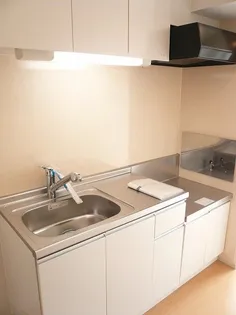 ハイブリッジ【1階】のキッチン