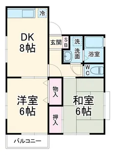 グローヴI【1階】の間取り