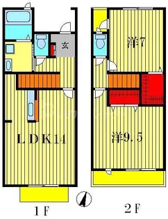 東京都葛飾区青戸2【一戸建】の間取り