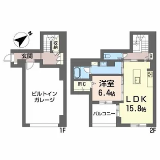 Amylums鷹匠IIの間取り