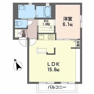 櫻桑の杜 壱番館【1階】の間取り