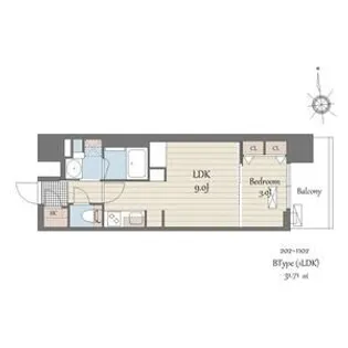 S-RESIDENCE天満橋ar【9階】の間取り