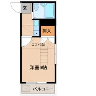 レオパレス東千葉第8【2階】の間取り