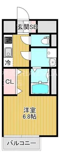 大阪府大阪市東成区東小橋3【マンション】の間取り