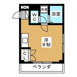 アデナ立川【2階】の間取り
