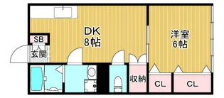 栄コーポ【3階】の間取り