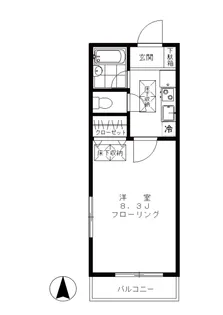 グレイス下北【1階】の間取り