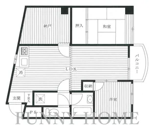 東京都世田谷区松原5【マンション】の間取り