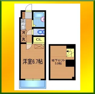 ラ・フローラ武蔵野VI【1階】の間取り