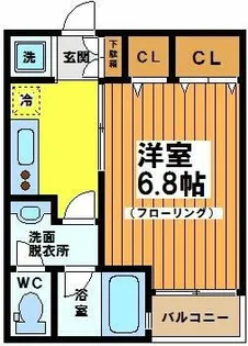 東京都杉並区和泉1【アパート】の間取り