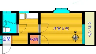 カーサスズキ【2階】の間取り