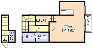 福岡県久留米市大石町【アパート】の間取り