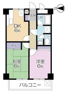宝田ビル【6階】の間取り