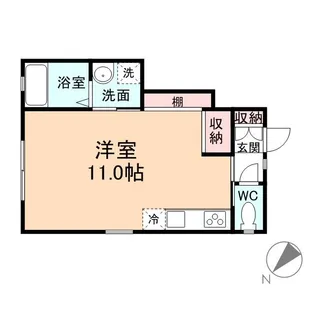 Abelia II【1階】の間取り