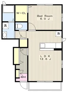 オリエンス弐番館【1階】の間取り