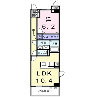 ソール・オリエンスC【3階】の間取り